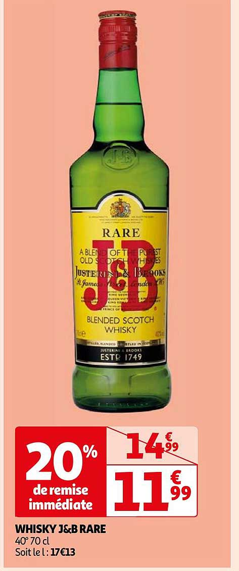 Whisky J&b Rare