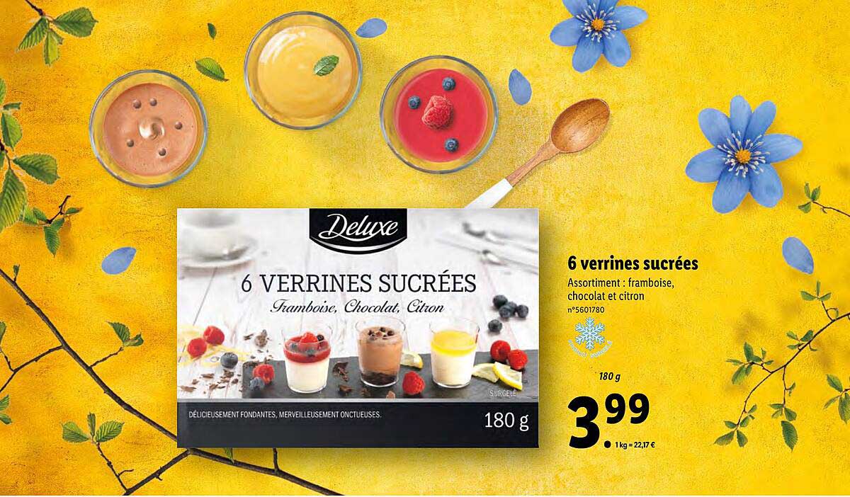 6 Verrines Sucrées Deluxe