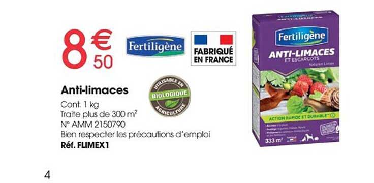 Anti-limaces Fertiligène