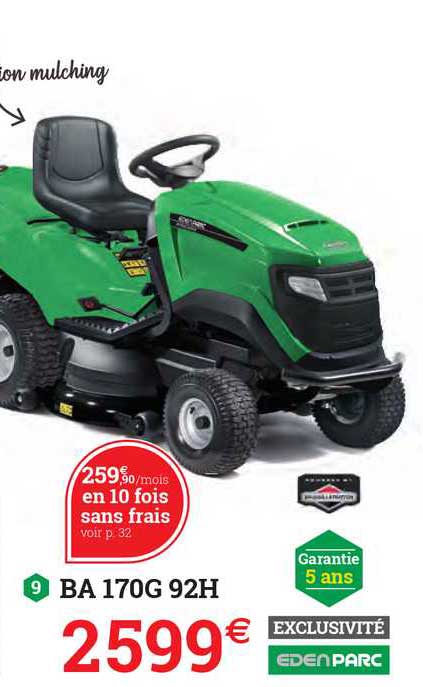 ba 170g 92h eden parc