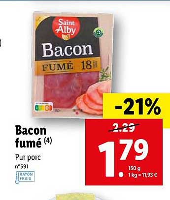 bacon fumé saint alby