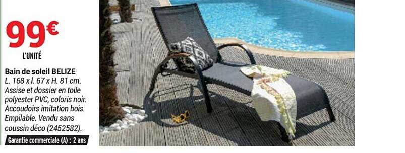 bain de soleil belize