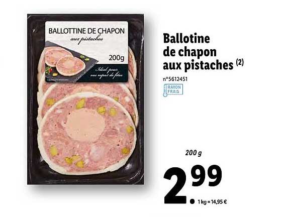 ballotine de chapon aux pistaches