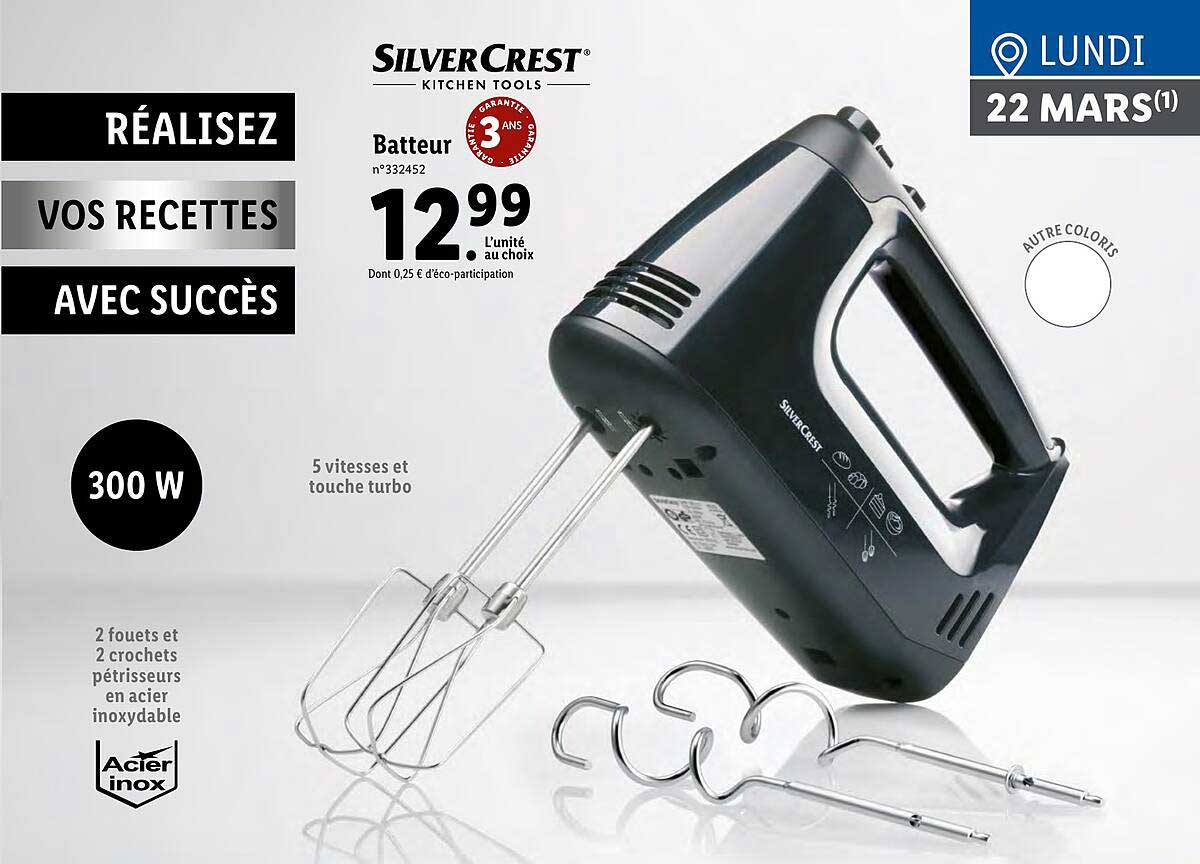 batteur silver crest