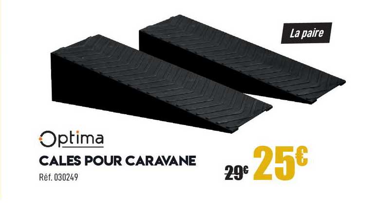 cales pour caravane optima