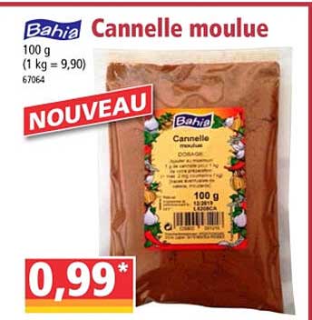 cannelle moulue bahia