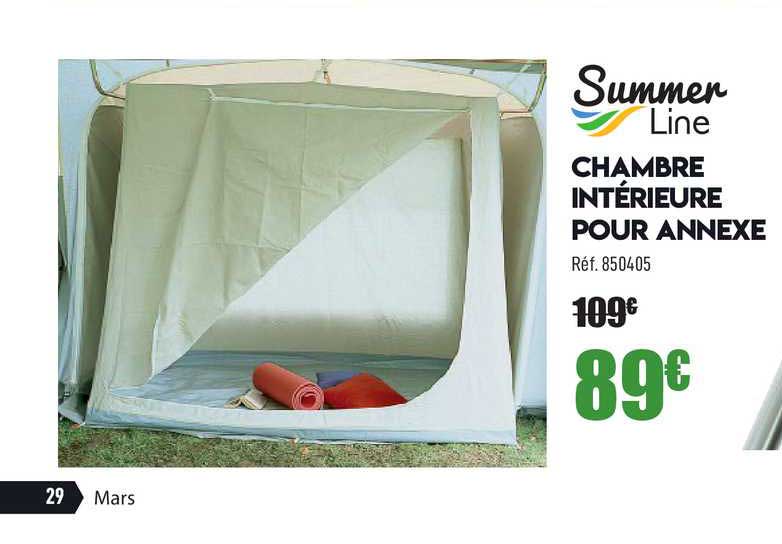 chambre intérieure pour annexe summer line