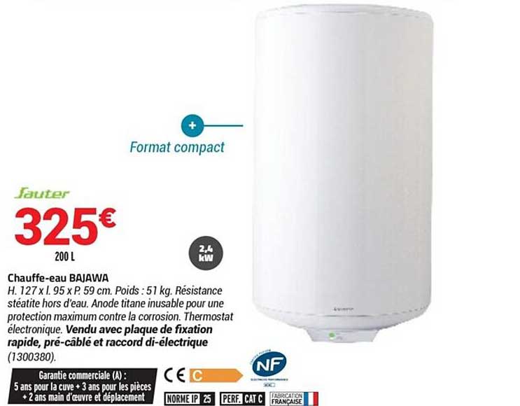 chauffe-eau bajawa