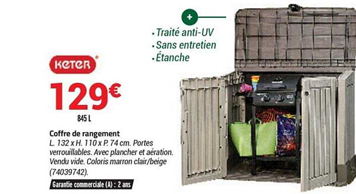 Coffre De Rangement Keter