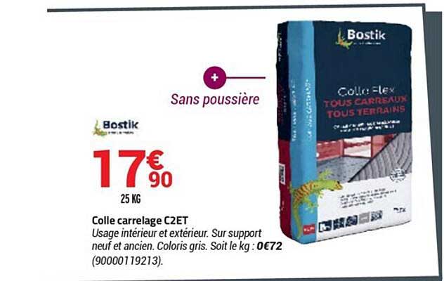 colle carrelage c2et bostik
