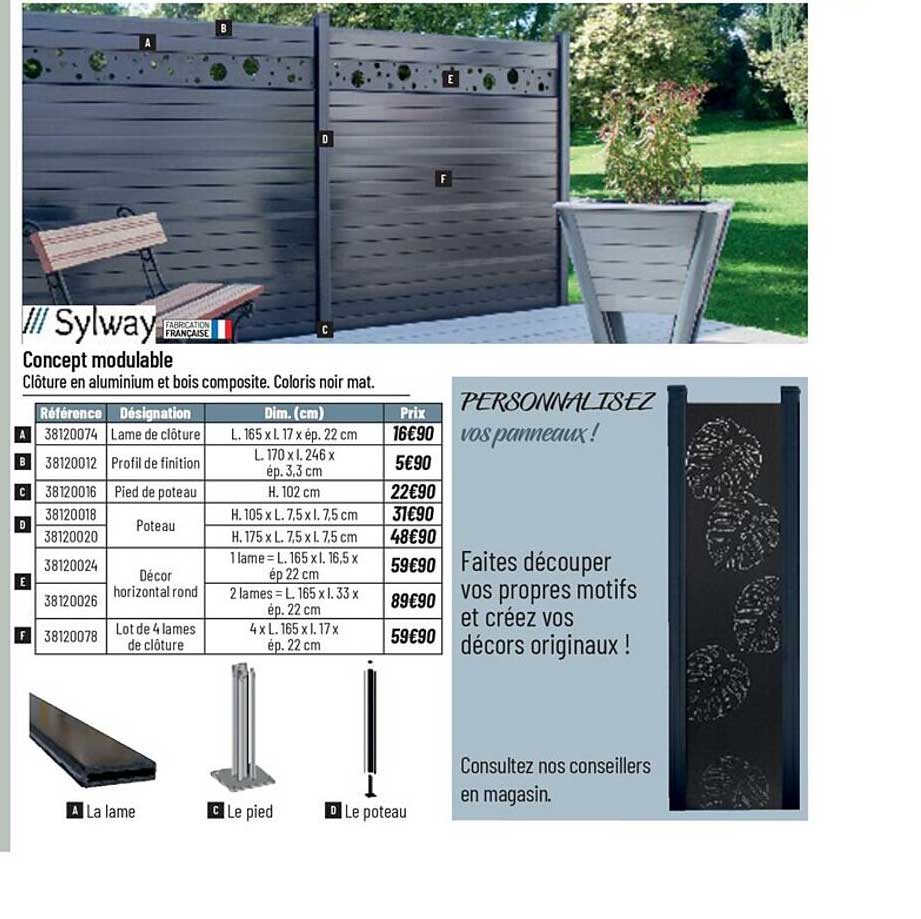 concept modulable sylway