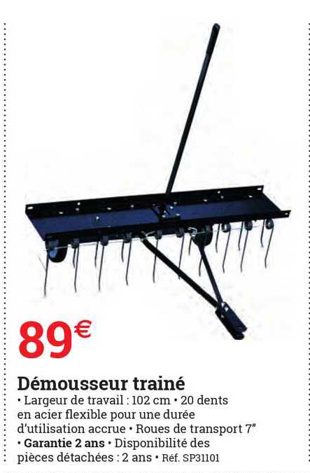 démousseur trainé