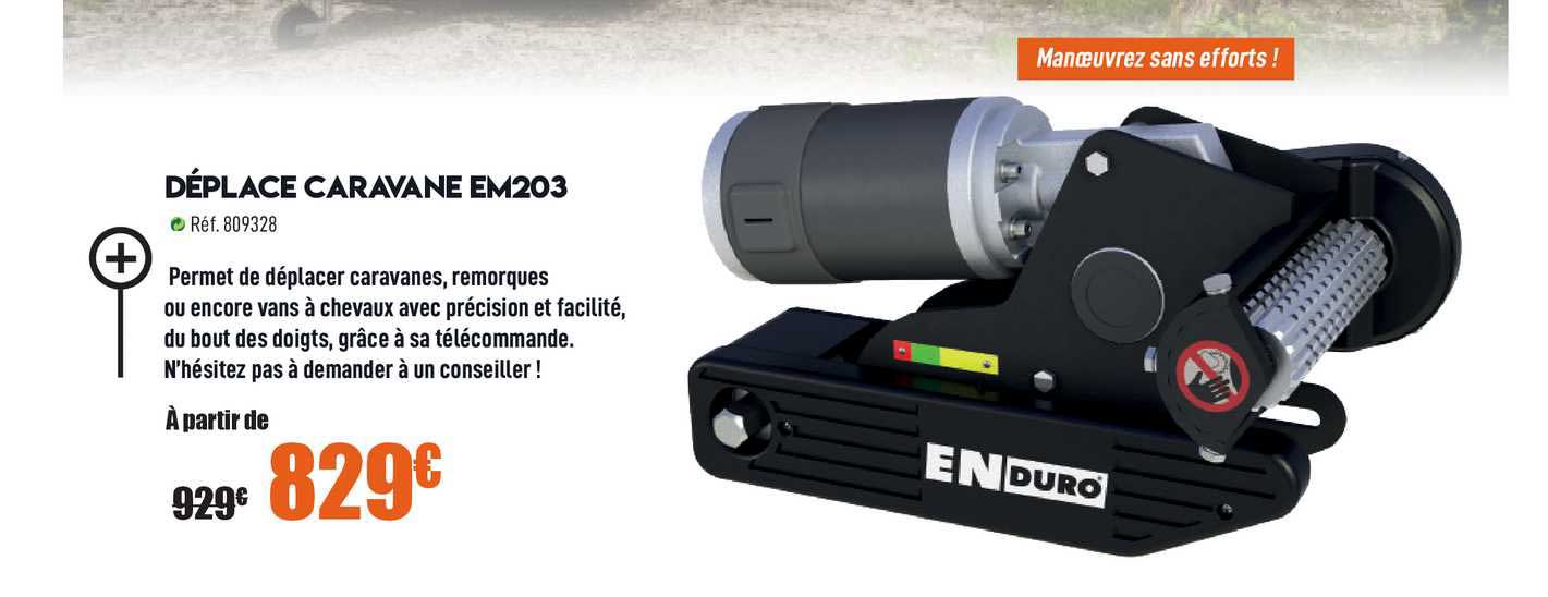 déplace caravane em203 enduro