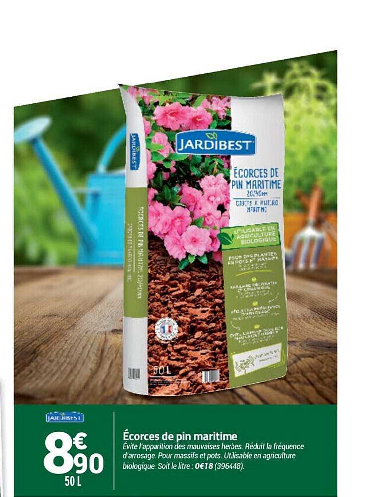 écorces de pin maritime jardibest