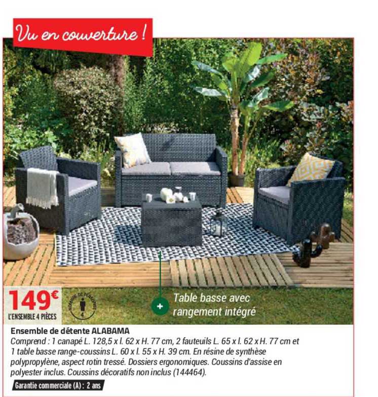 ensemble de détente alabama