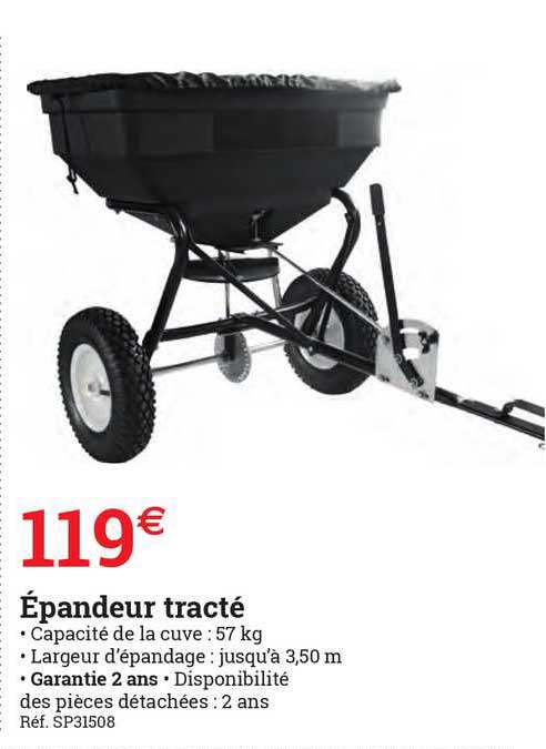 épandeur tracté