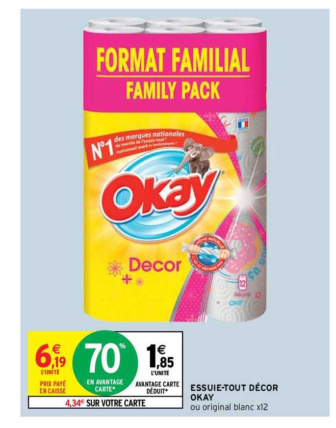 essuie-tout décor okay