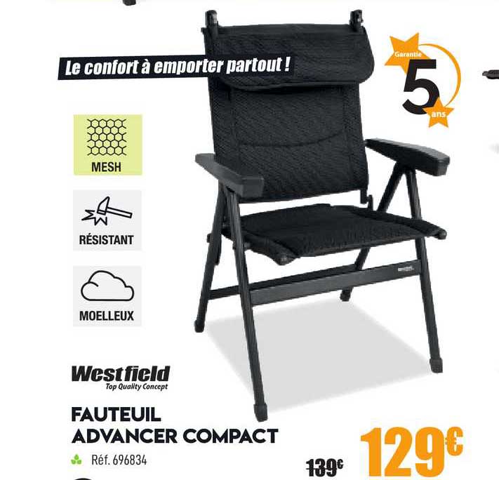 fauteuil advancer compact