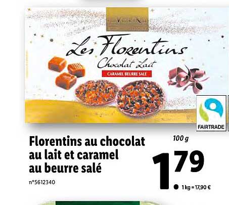 florentins au chocolat au lait et caramel au beurre salé