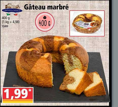 Gâteau Marbré