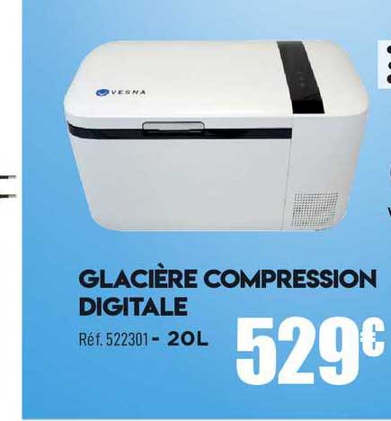 glacière compression digitale