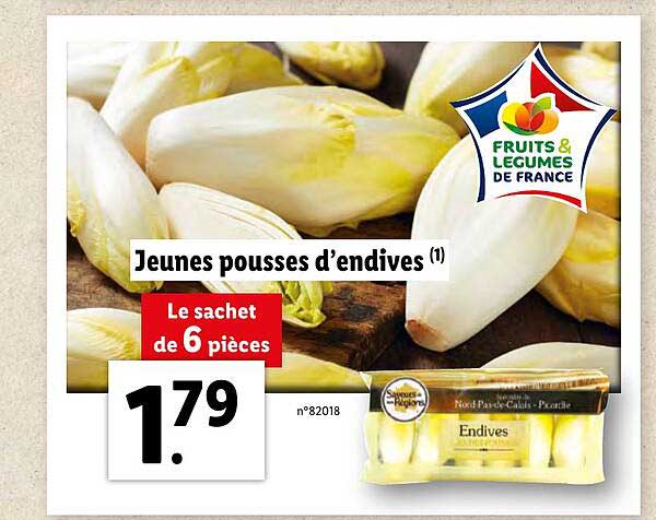 jeunes pousses d'endives