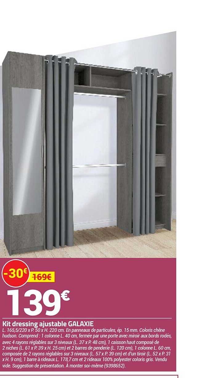 kit dressing ajustable galaxie