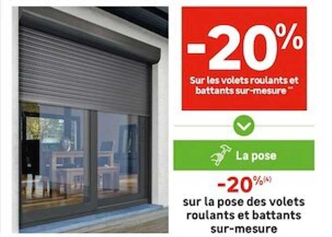 la pose des volets roulants et battants sur-mesure