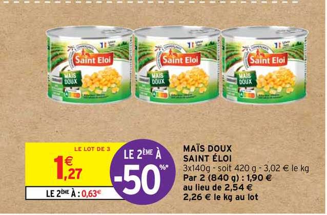maïs doux saint éloi