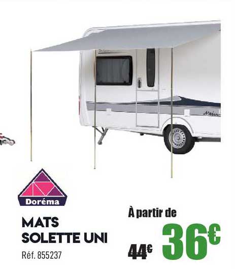 mats solette uni doréma