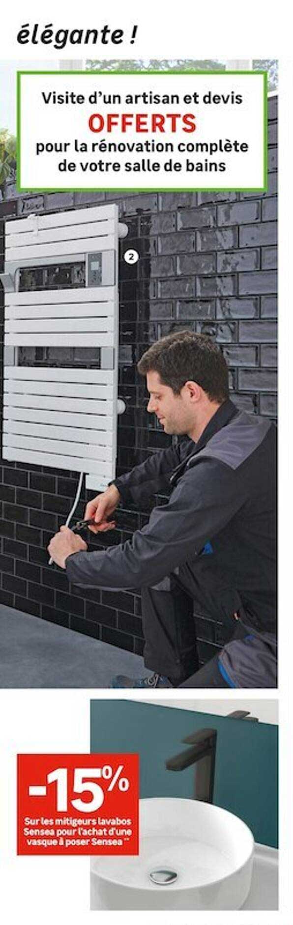 mitigeurs lavabo sensea