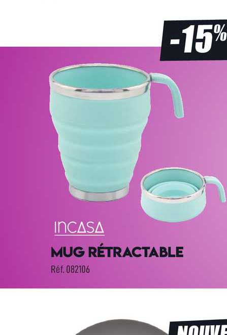 mug rétractable incasa