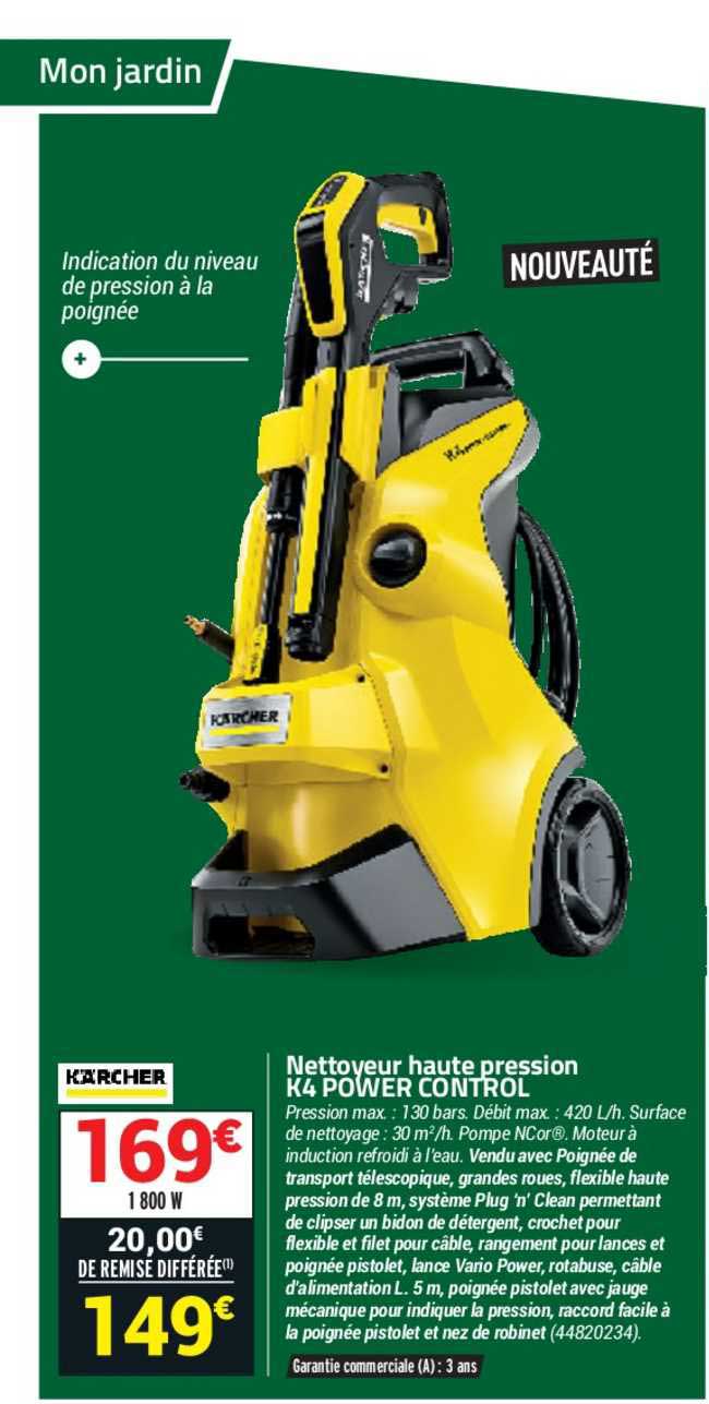 nettoyeur haute pression d4 power control