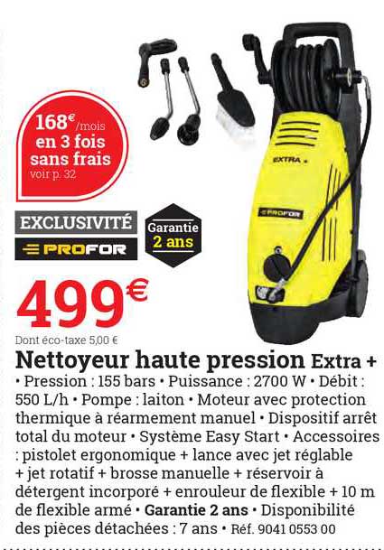 nettoyeur haute pression extra + profor