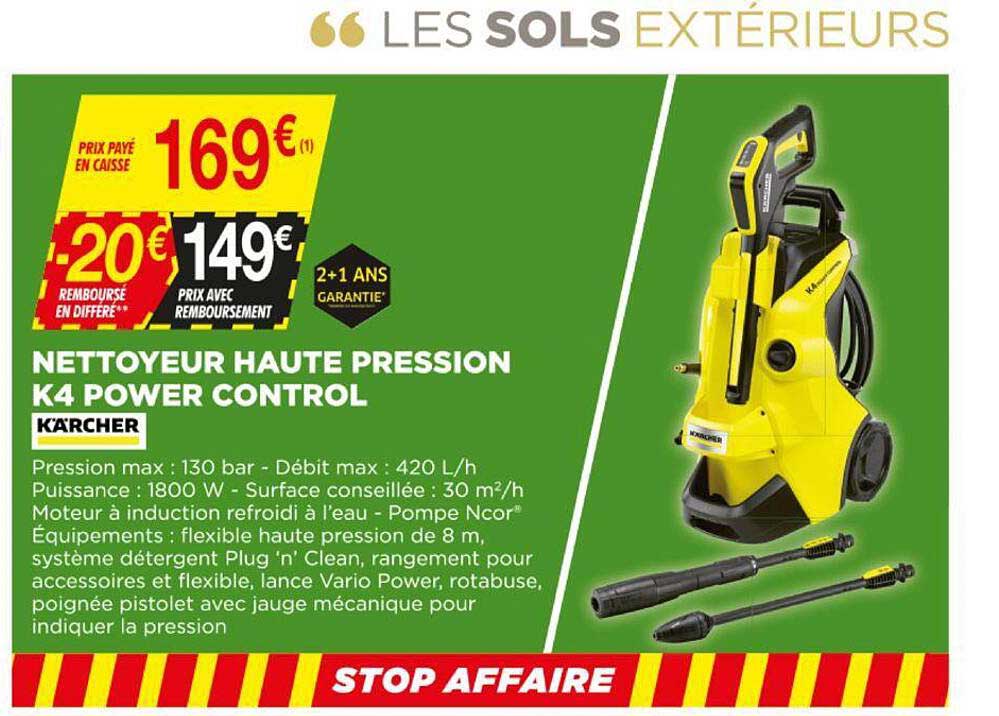 nettoyeur haute pression k4 power control kärcher