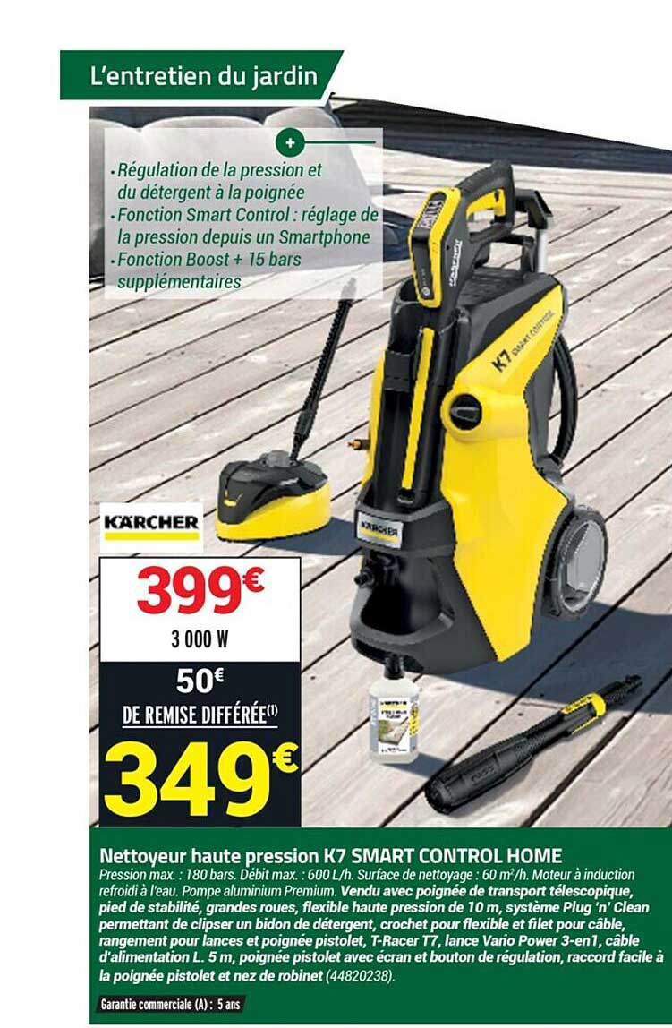 nettoyeur haute pression k7 smart control home