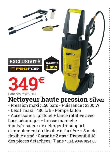 nettoyeur haute pression silver profor