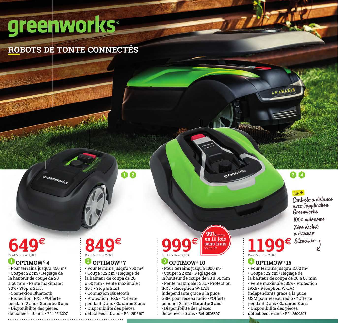 optimow 4, optimow 7, optimow 10, optimow 15