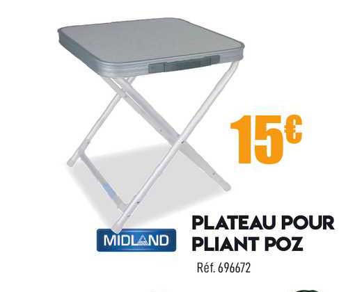 Plateau Pour Pliant Poz Midland