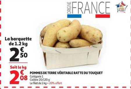 Pommes De Terre Véritable Ratte Du Touquet
