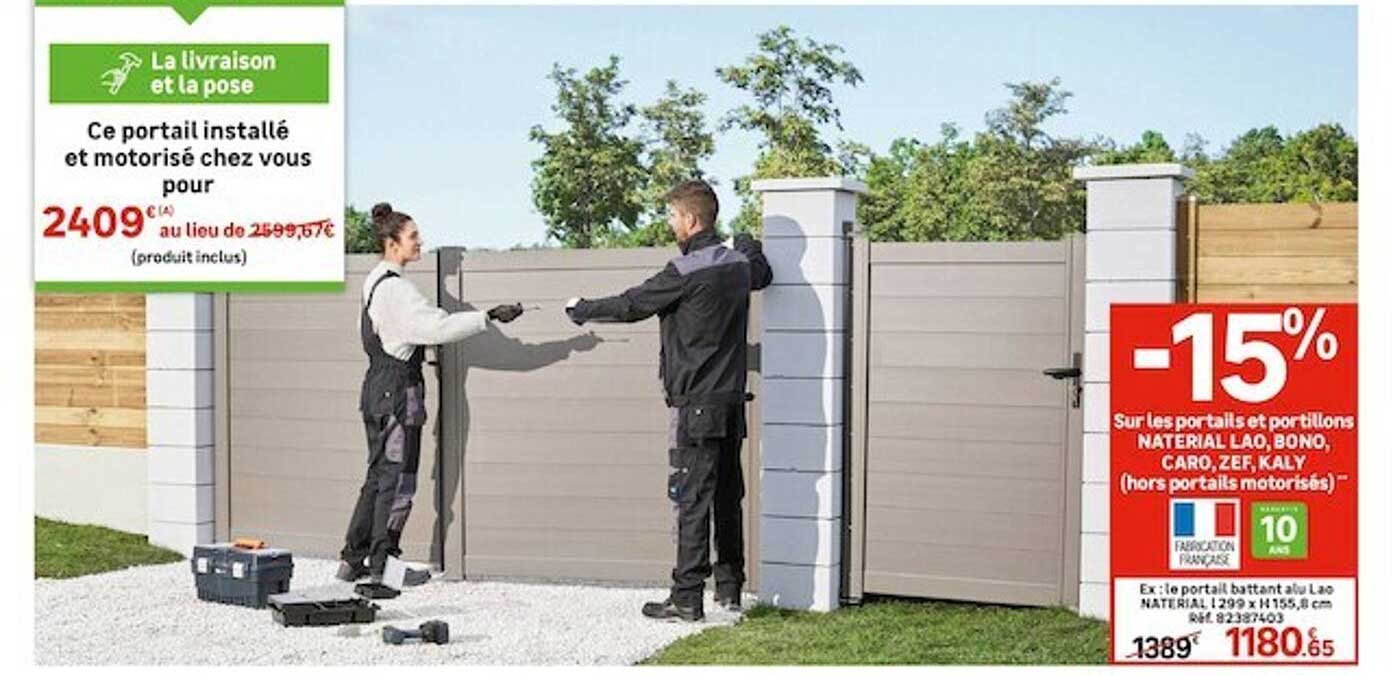 portails et portillons naterial lao, bono, caro, zef, kaly