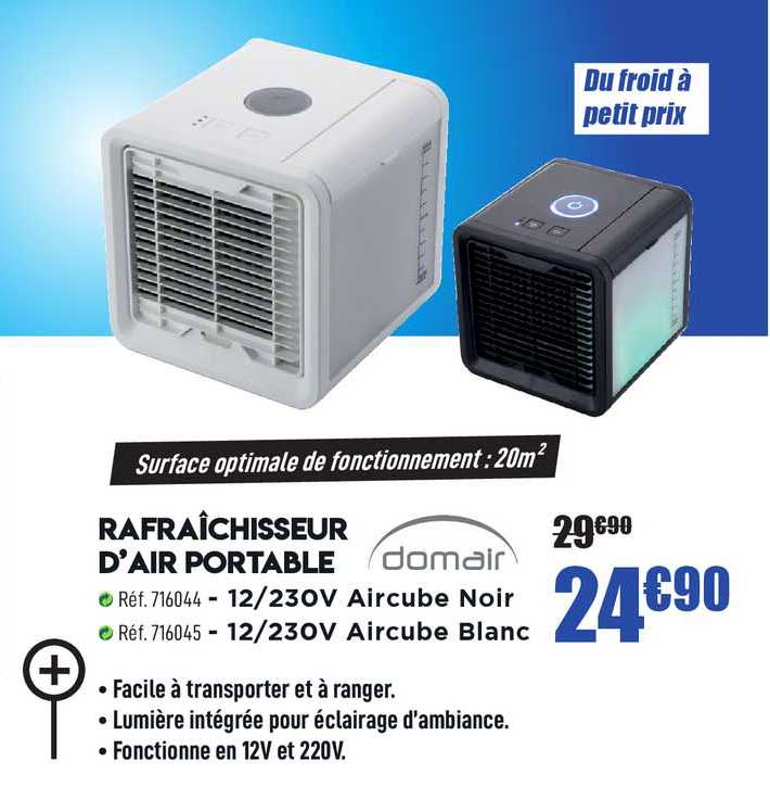Rafraîchisseur D'air Portable