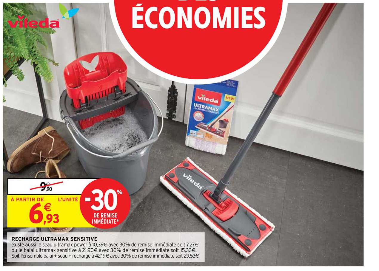 Recharge Ultramax Sensitive Vileda