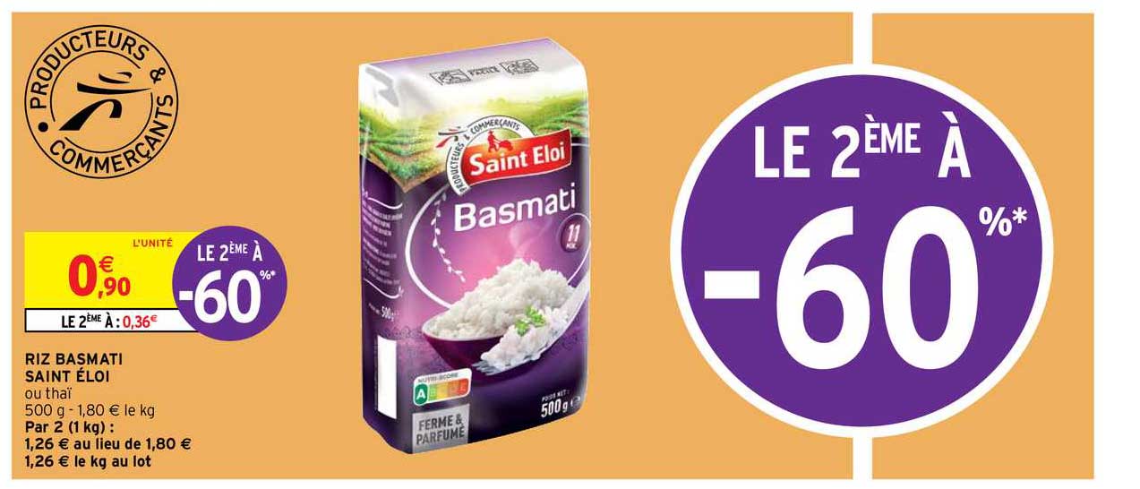 riz basmati saint éloi