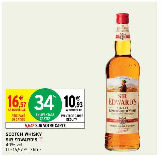 scotch whisky sir edward's
