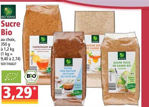 sucre bio bio sonne