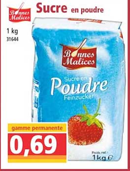 sucre en poudre bonnes malices
