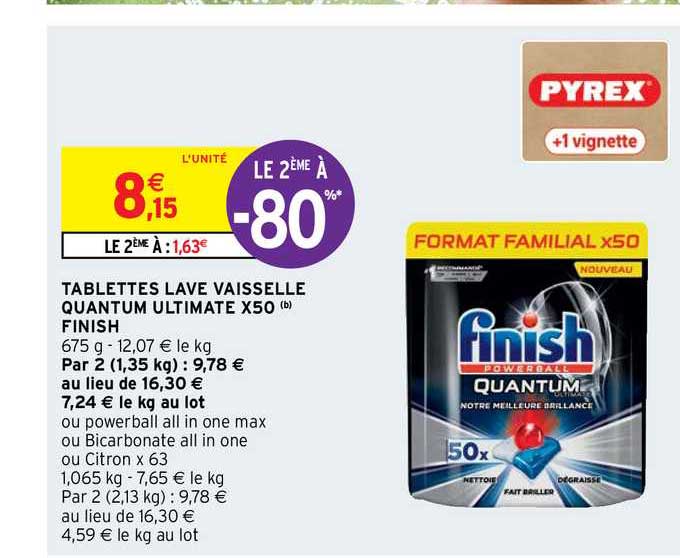tablettes lave vaisselle quantum ultimate x50 finish