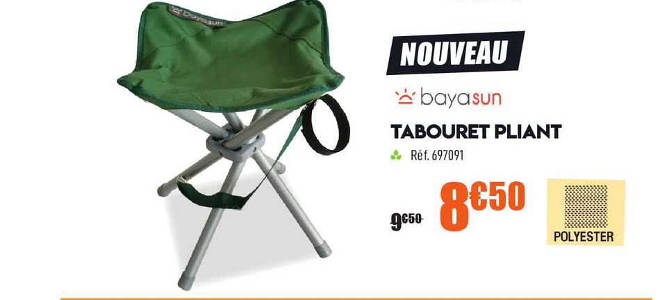 tabouret pliant bayasun