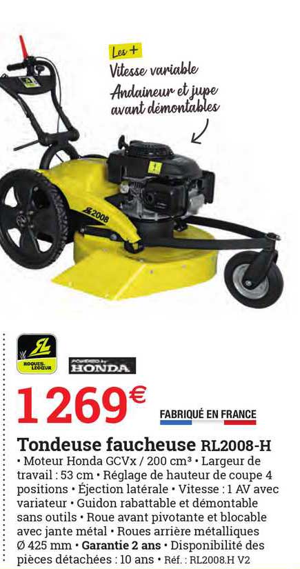tondeuse faucheuse rl2008-h honda